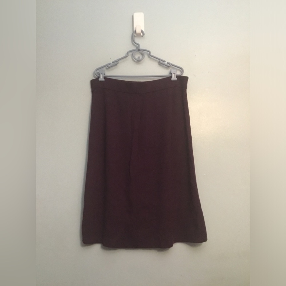Banana Republic A-Line Skirt in Deep Burgundy